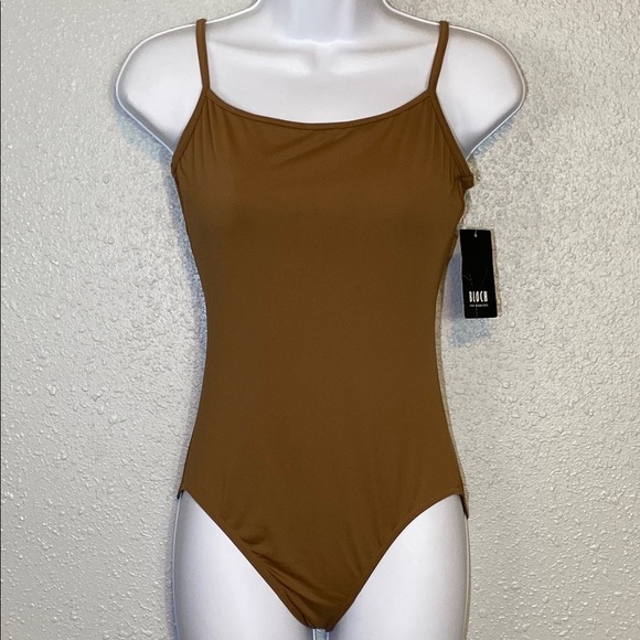 Bloch Brown Bodysuit/Leotard with Spaghetti Straps - Picture 1 of 5